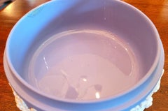 Wedgwood Jasperware Pale Blue Circular Lidded Vanity Box