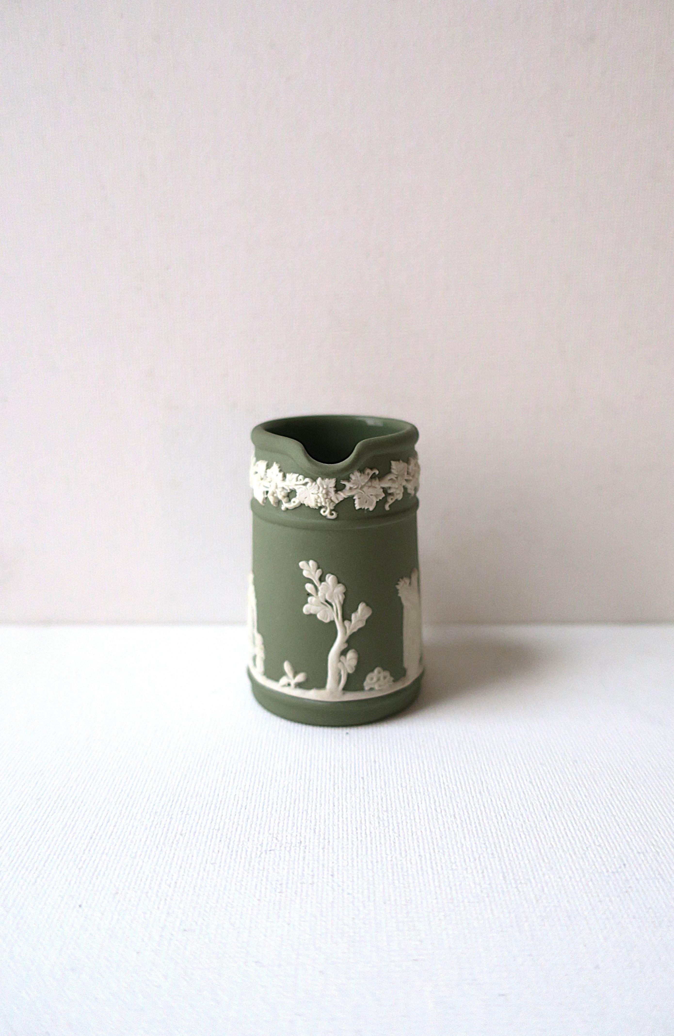 Wedgwood Jasperware Pitcher Neoclassical Style In Good Condition For Sale In New York, NY