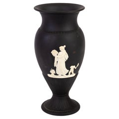 Wedgwood Jasperware Portland Blue Neoclassical Vase