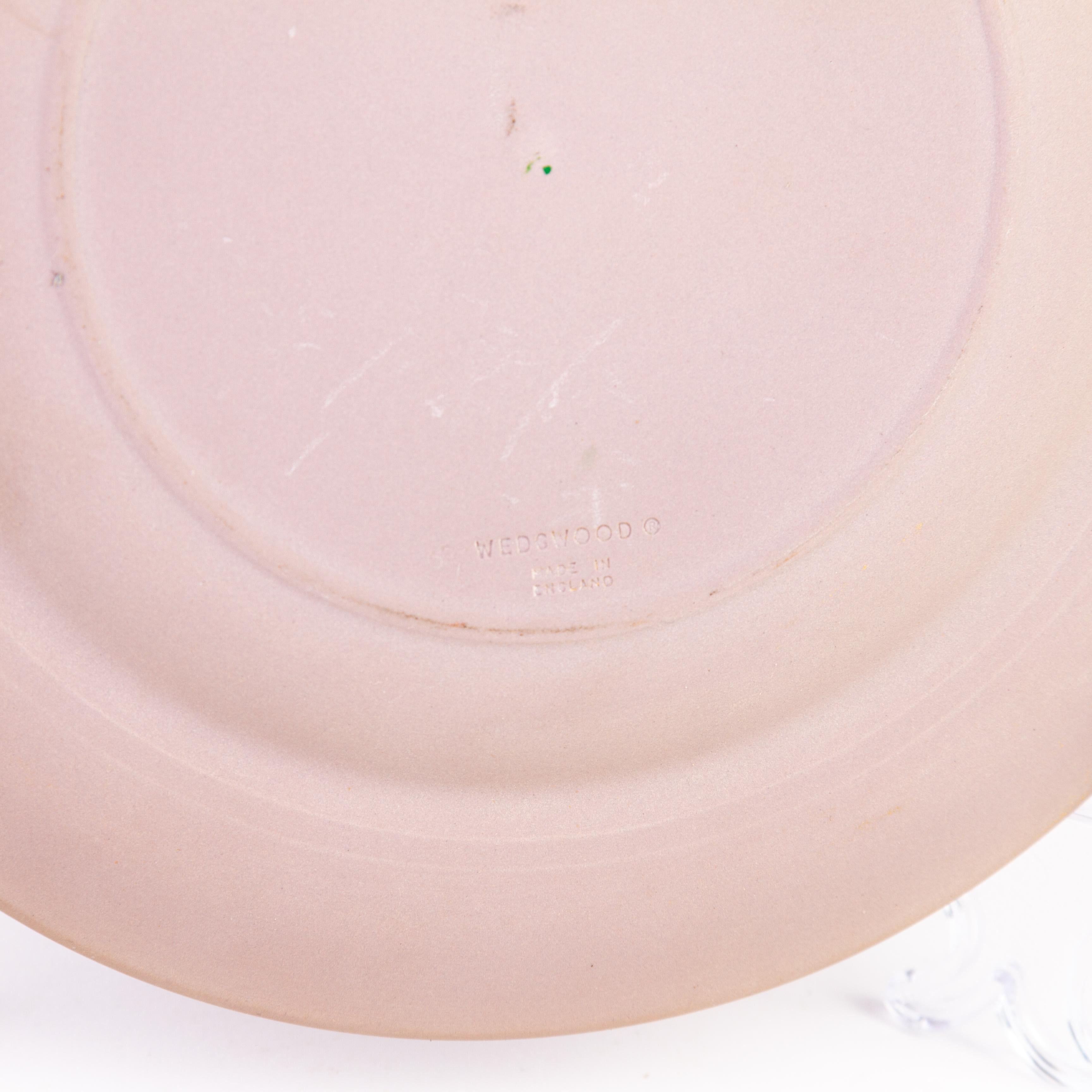 Porcelain Wedgwood Lilac Jasperware Neoclassical Plate  For Sale