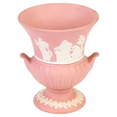 Vintage Wedgwood Lilac Jasperware Neoclassical Urn Vase 