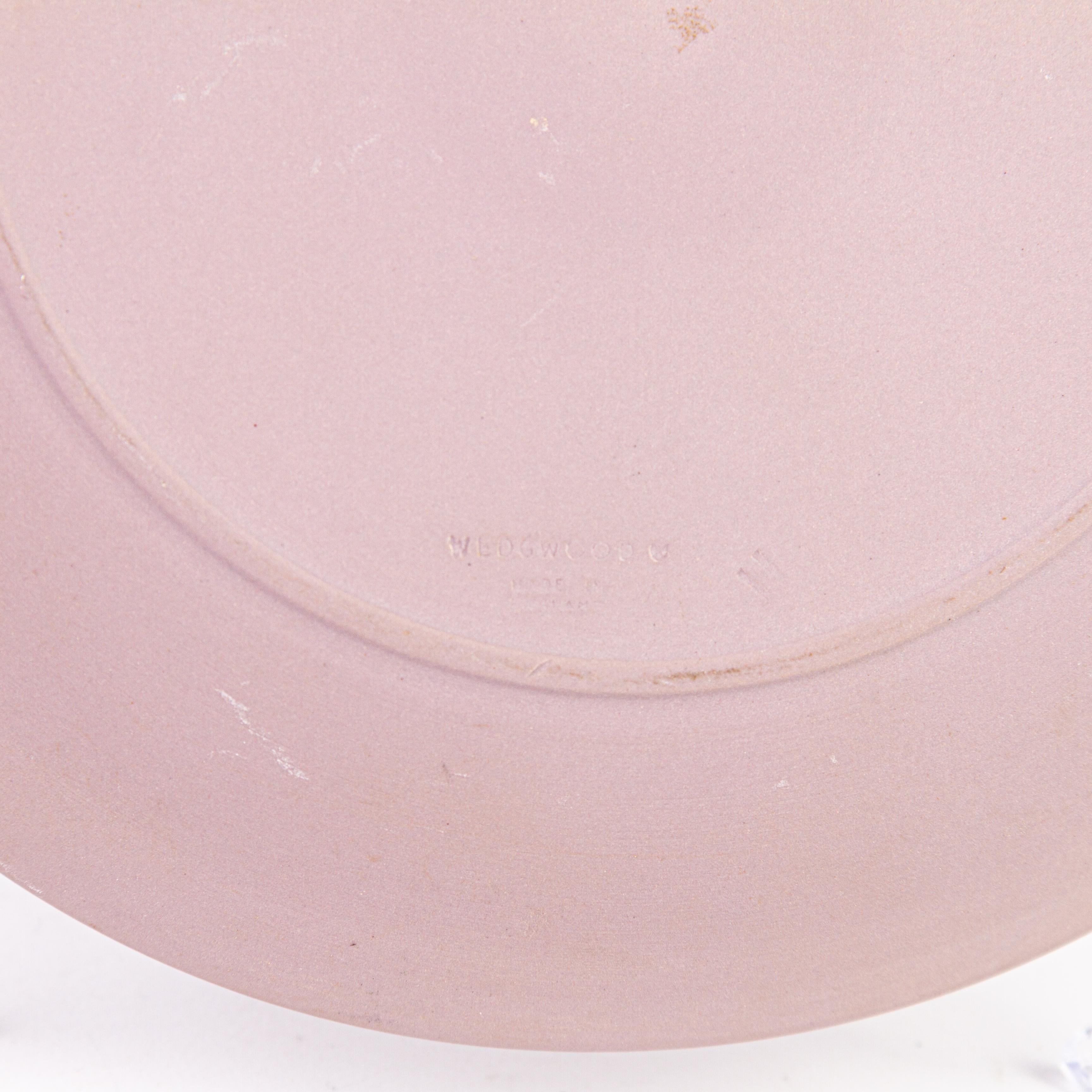 Porcelain Wedgwood Lilac Jasperware Valentine Plate  For Sale