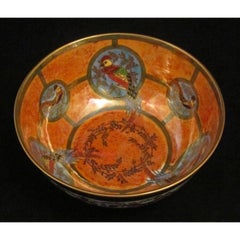 Wedgwood Lustre Bowl Decorated in the Amherst Pheasant Design, circa 1930