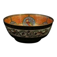 Vintage Wedgwood Lustre Bowl Decorated in the Amherst Pheasant Design, circa 1930