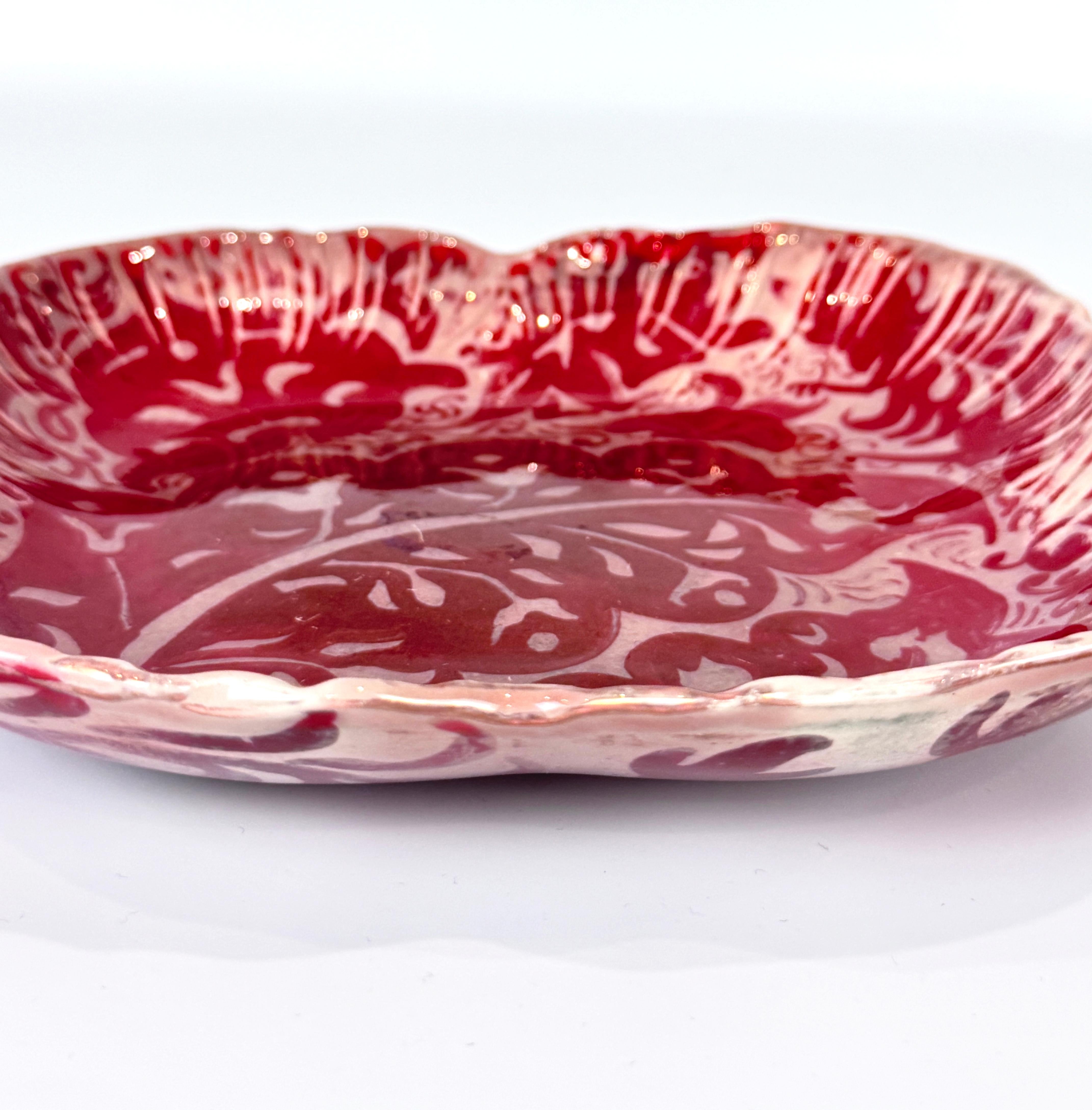 Plato de loza de Wedgwood a la manera de la loza 