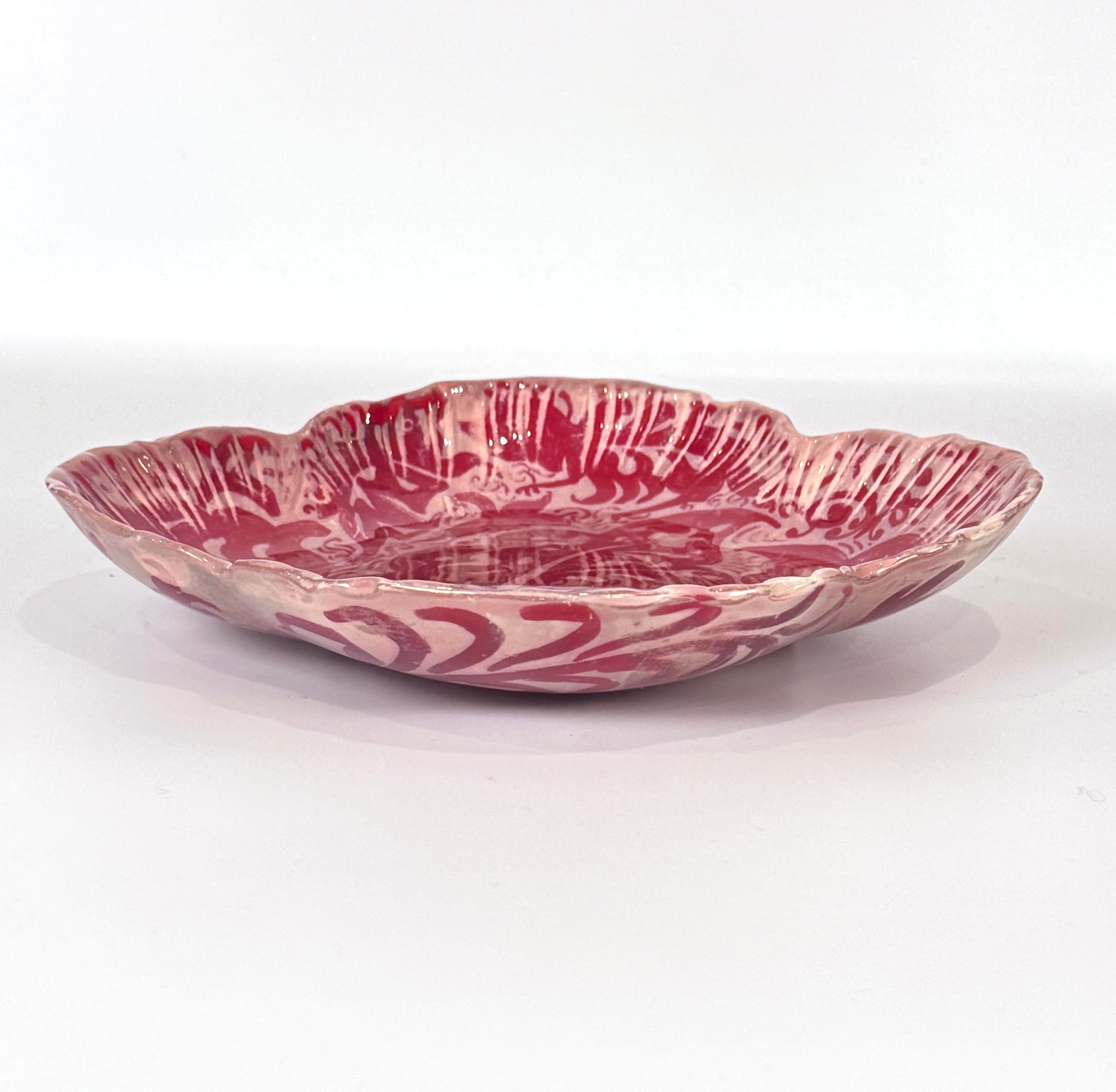 Plato de Wedgwood Lustreware al estilo de la loza 