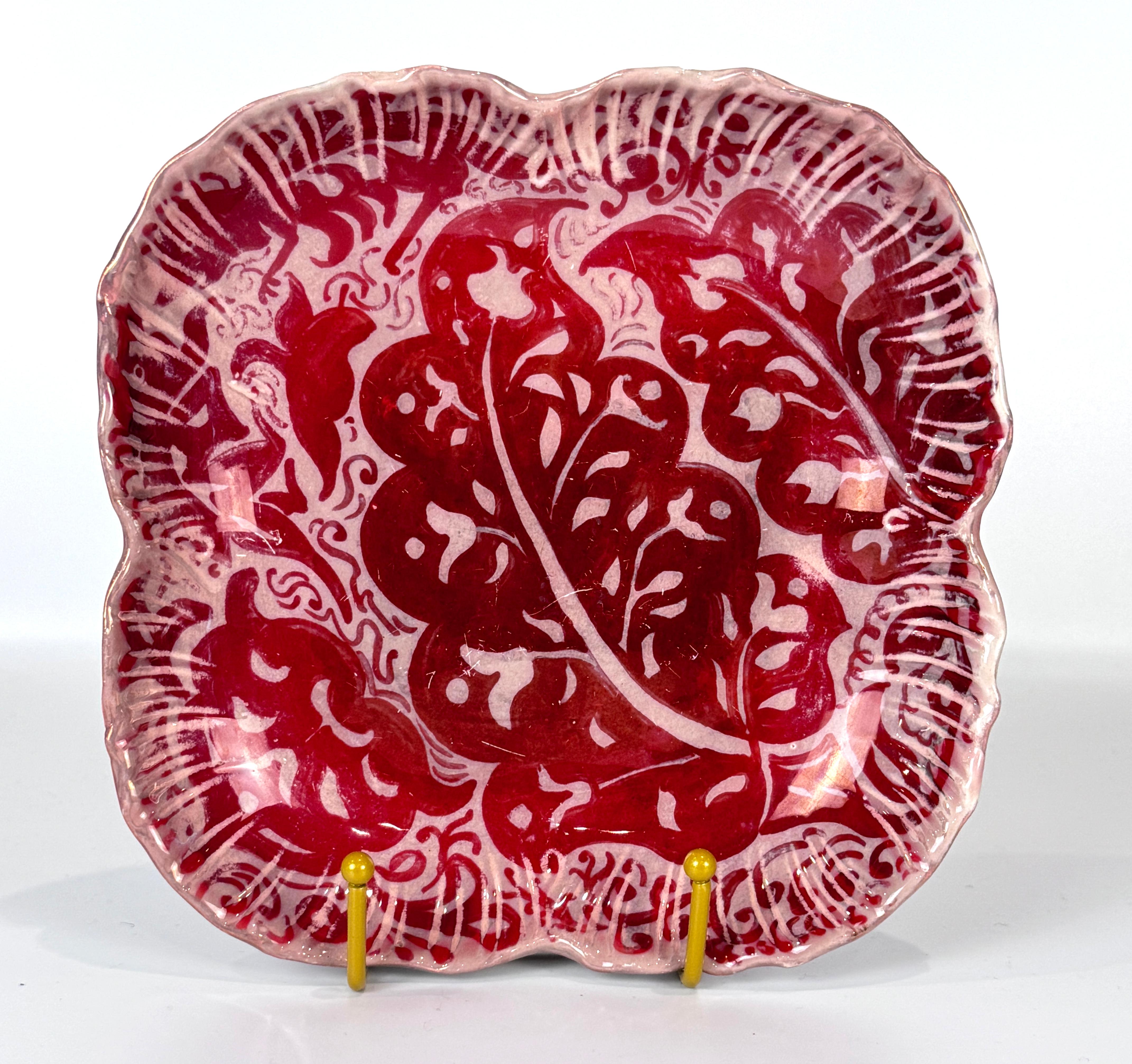 Plato de Wedgwood Lustreware al estilo de la loza 