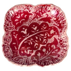 Wedgwood Lustreware Dish in the style of William de Morgan 'Persian' ware