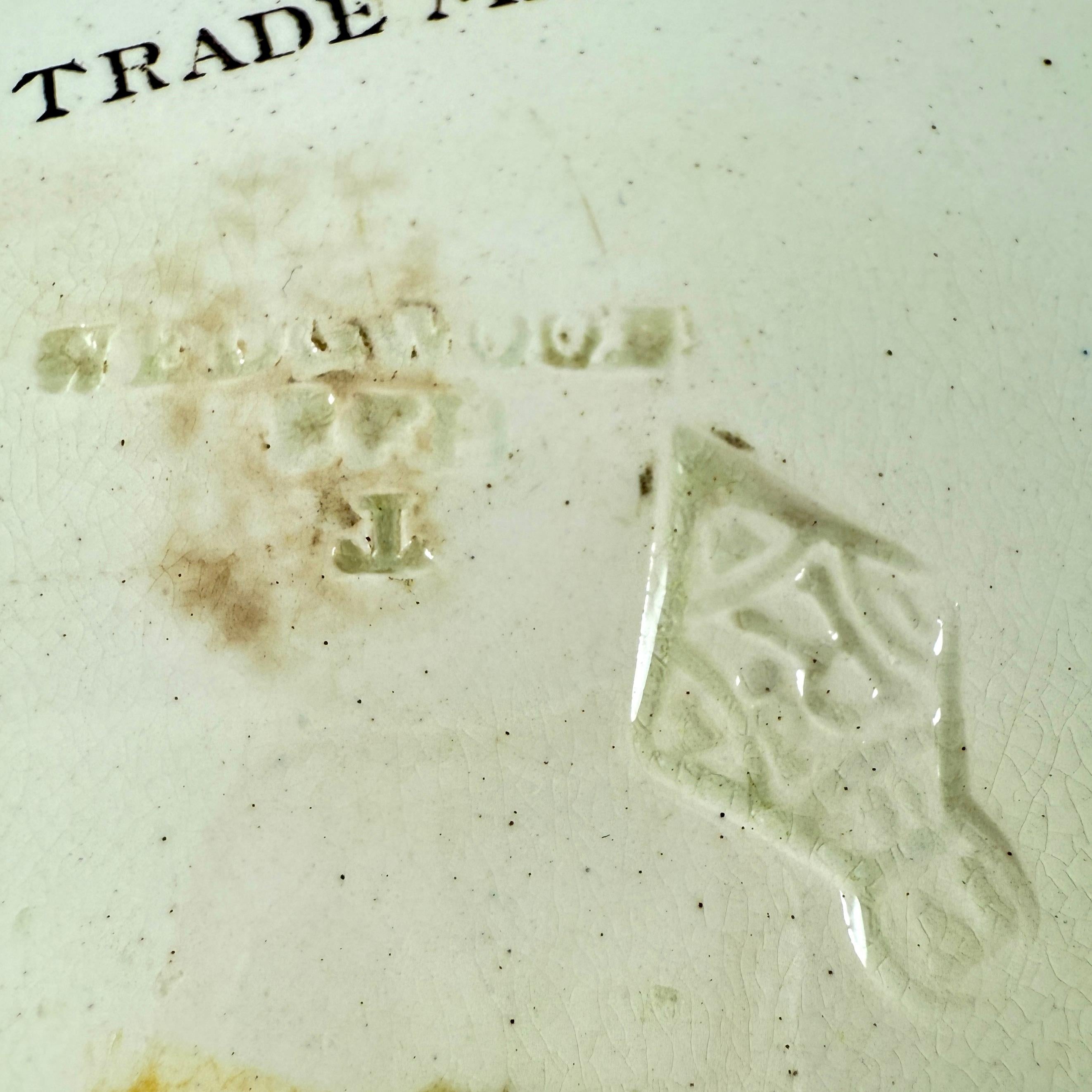 Wedgwood Majolika Vogel & Fächer Argenta Teller im Angebot 4