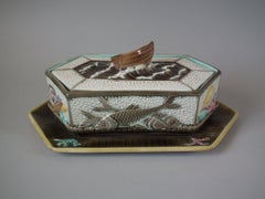 Wedgwood Majolica Boat and Fish Sardine Dish