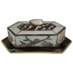 Wedgwood Majolica Boat and Fish Sardine Dish