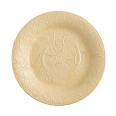 Wedgwood majolica cane ware ceramic dessert plate, c. 1820