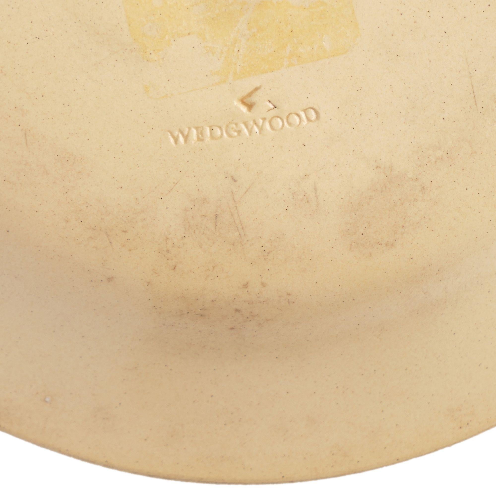 XIXe siècle Assiette à dessert en céramique de majolique Wedgwood, vers 1820 en vente
