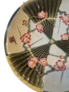 Wedgwood Majolica blossom plate c.1878 owned by fashion legend André Leon Talley