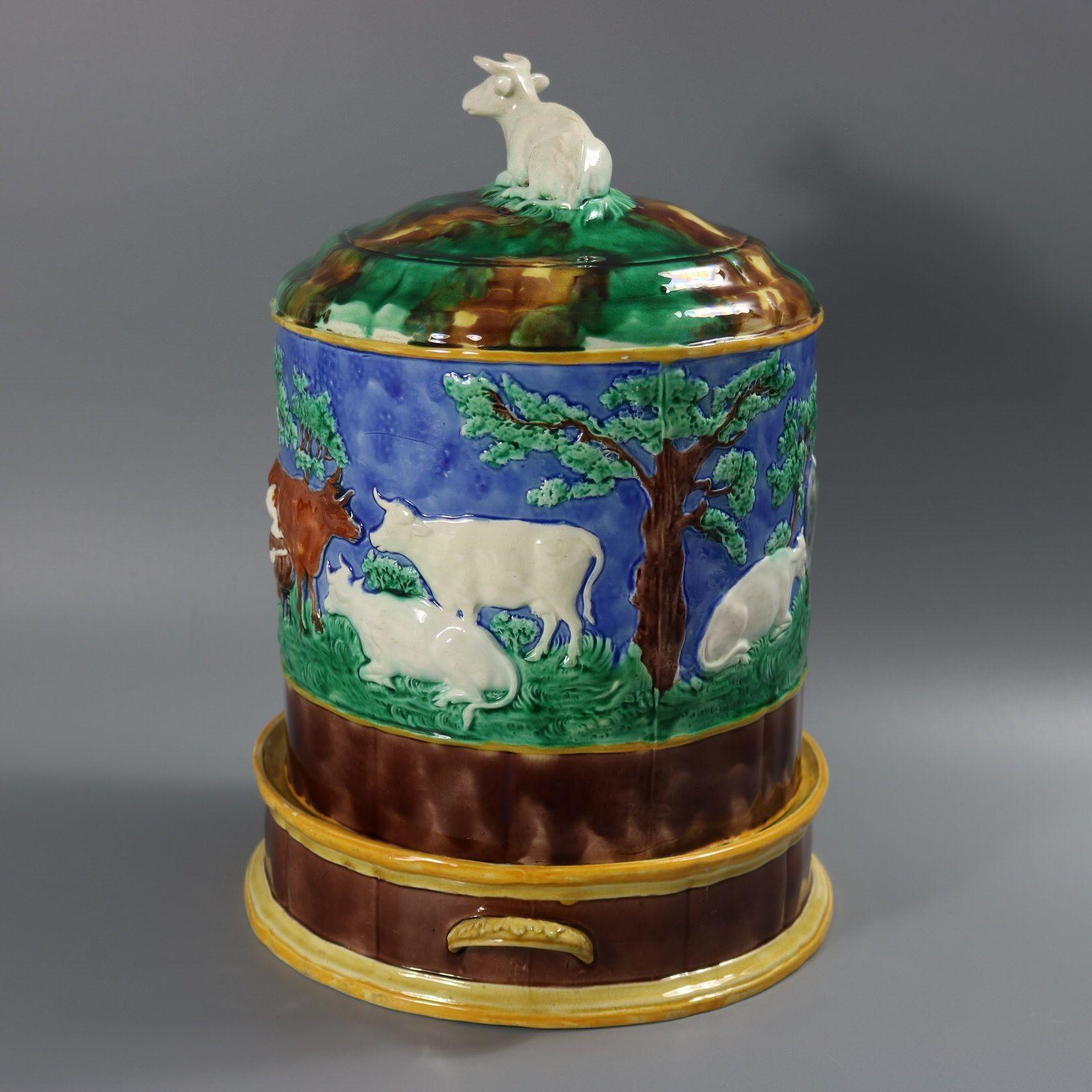 Wedgwood Mayólica Vaca Quesera en Bueno estado para la venta en Chelmsford, Essex