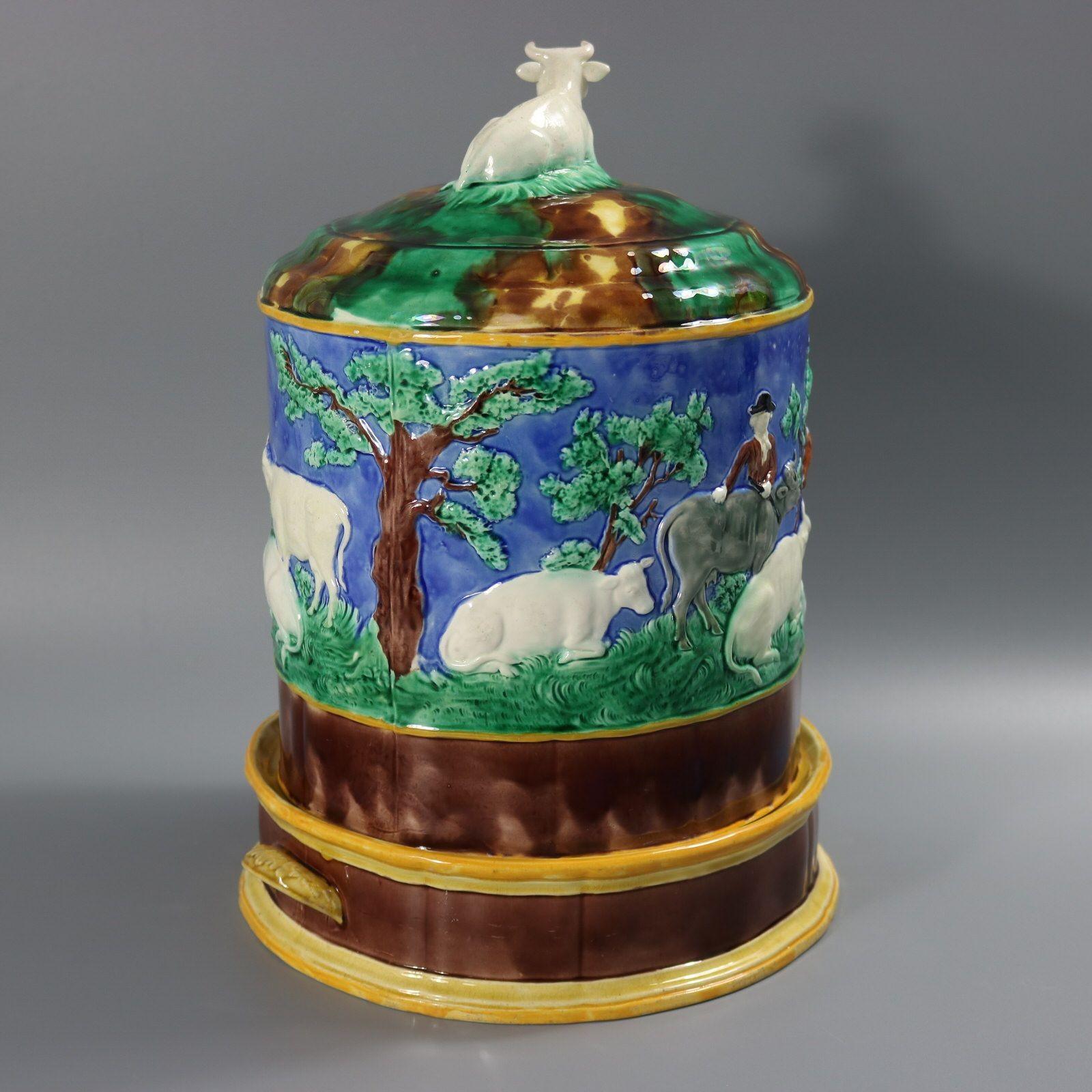 Wedgwood Mayólica Vaca Quesera Fines del siglo XIX en venta