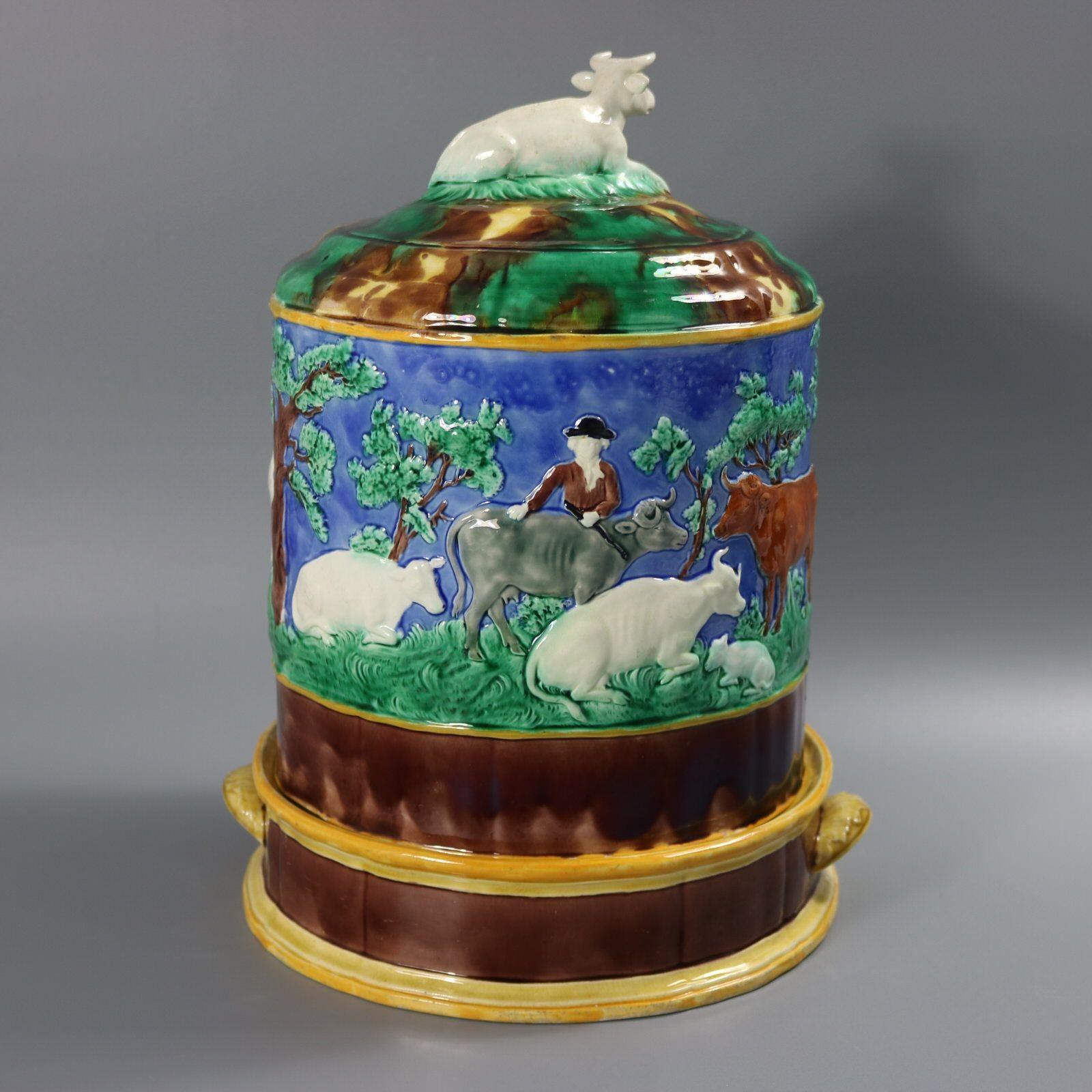 Wedgwood Mayólica Vaca Quesera en venta 1