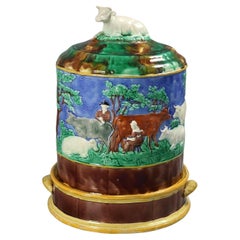 Wedgwood Mayólica Vaca Quesera