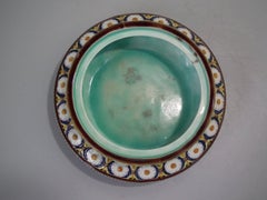 Wedgwood Majolica Daisy Butter Dish, Stand and Cover