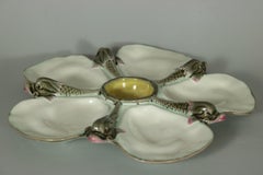 Wedgwood Majolica Dolphin/Fishes Oyster Plate