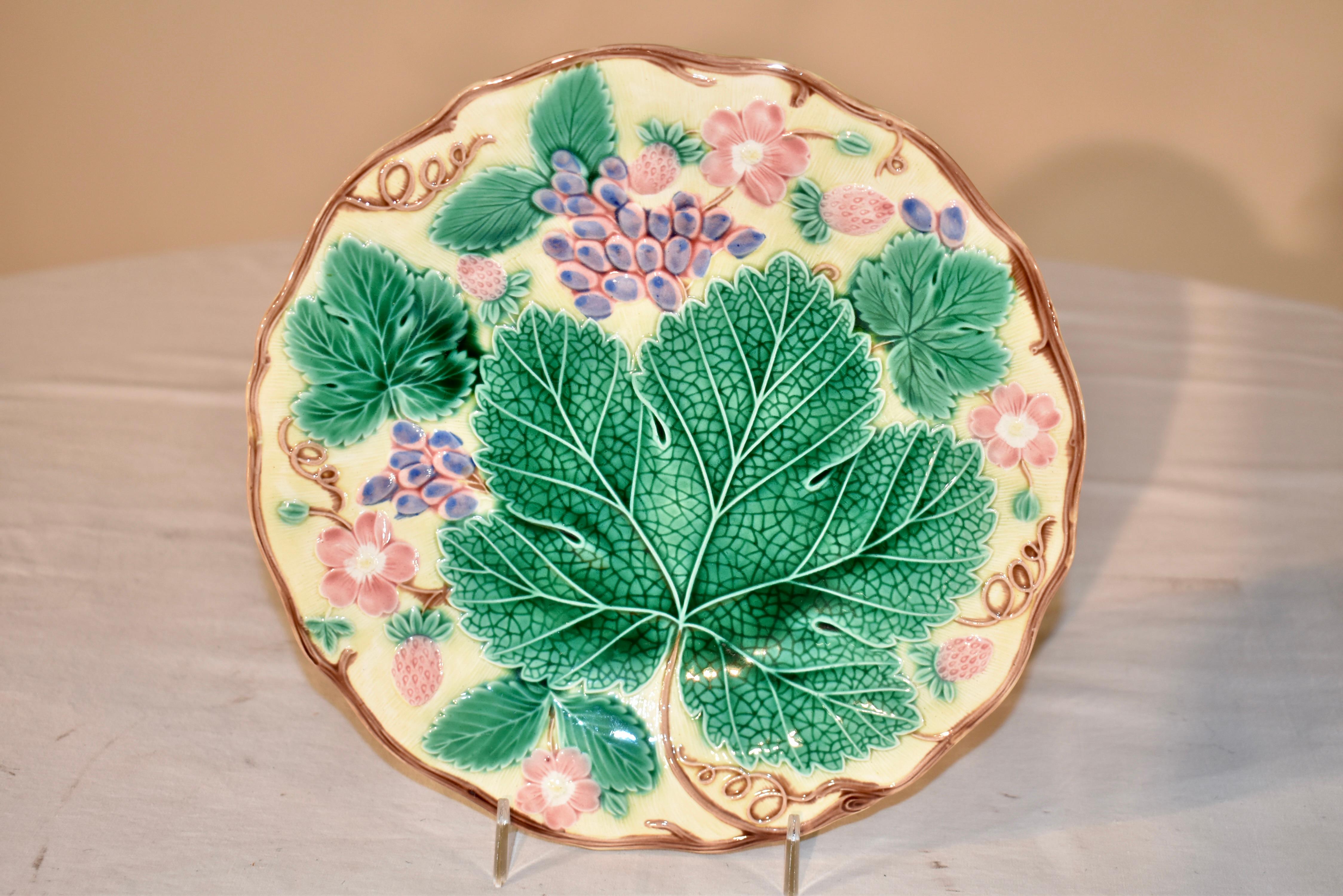 majolica plates for sale