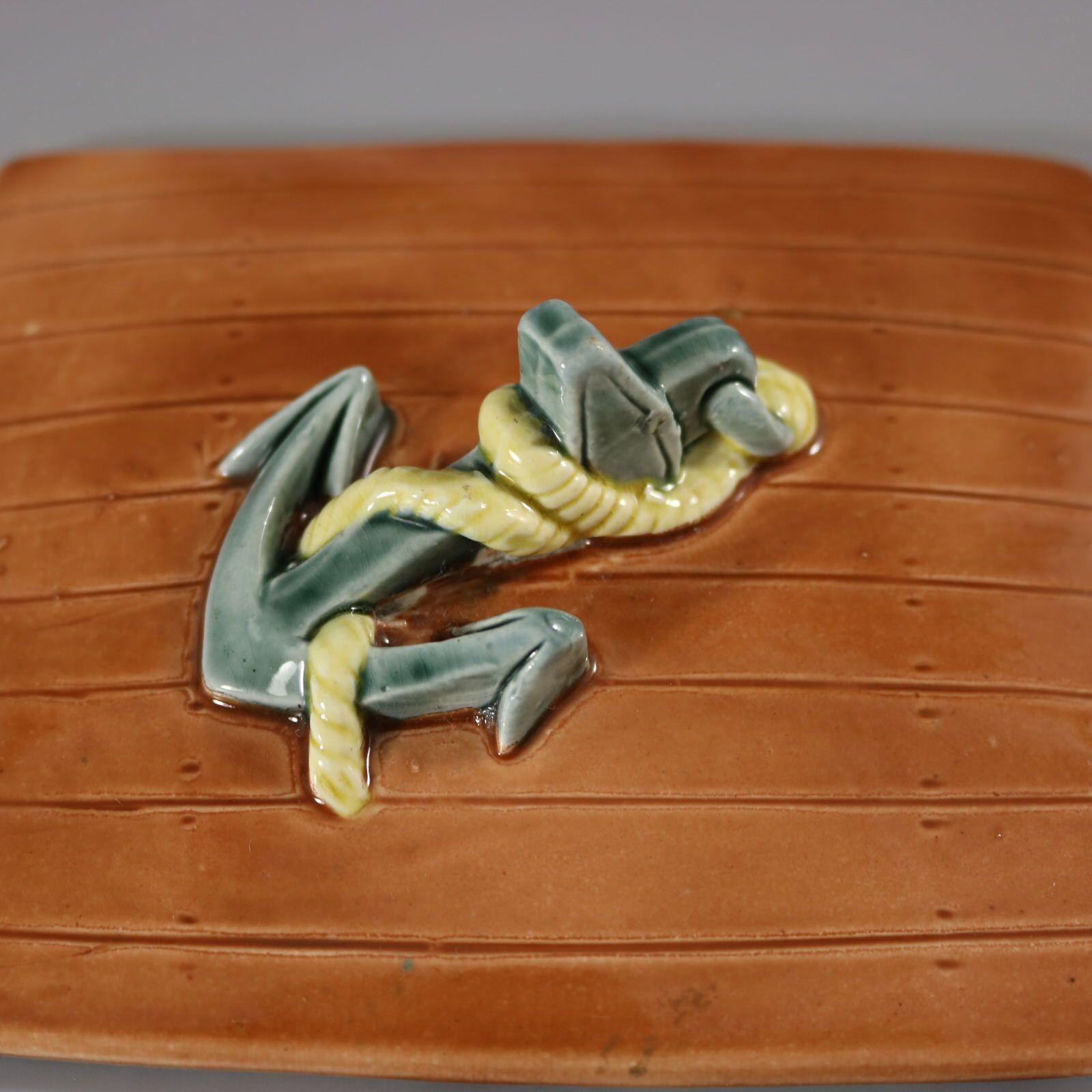 Wedgwood Scatola di sardine in maiolica Sardegna in vendita 2