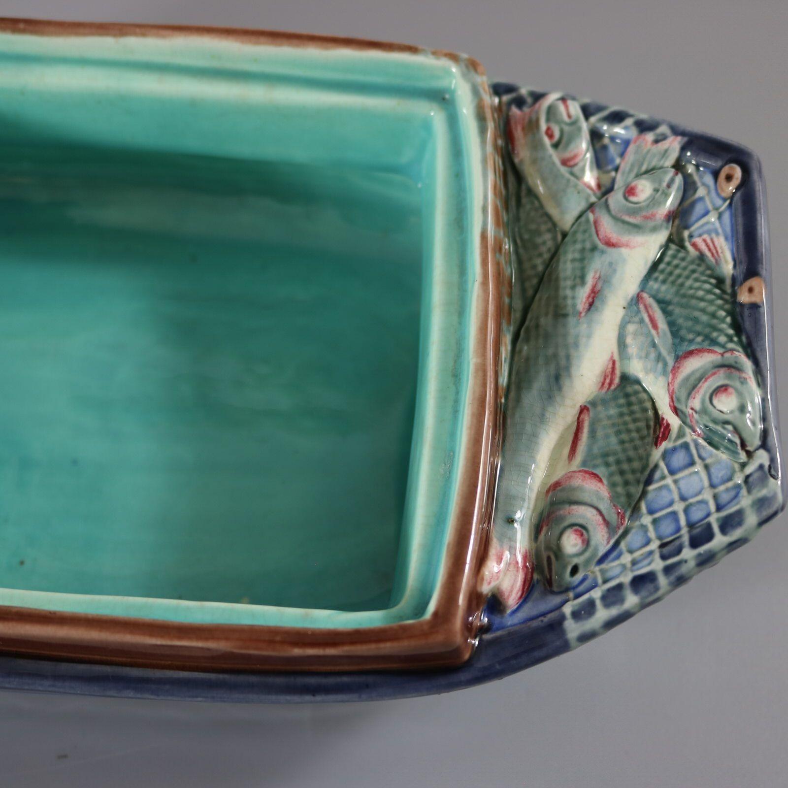 Wedgwood Scatola di sardine in maiolica Sardegna in vendita 3