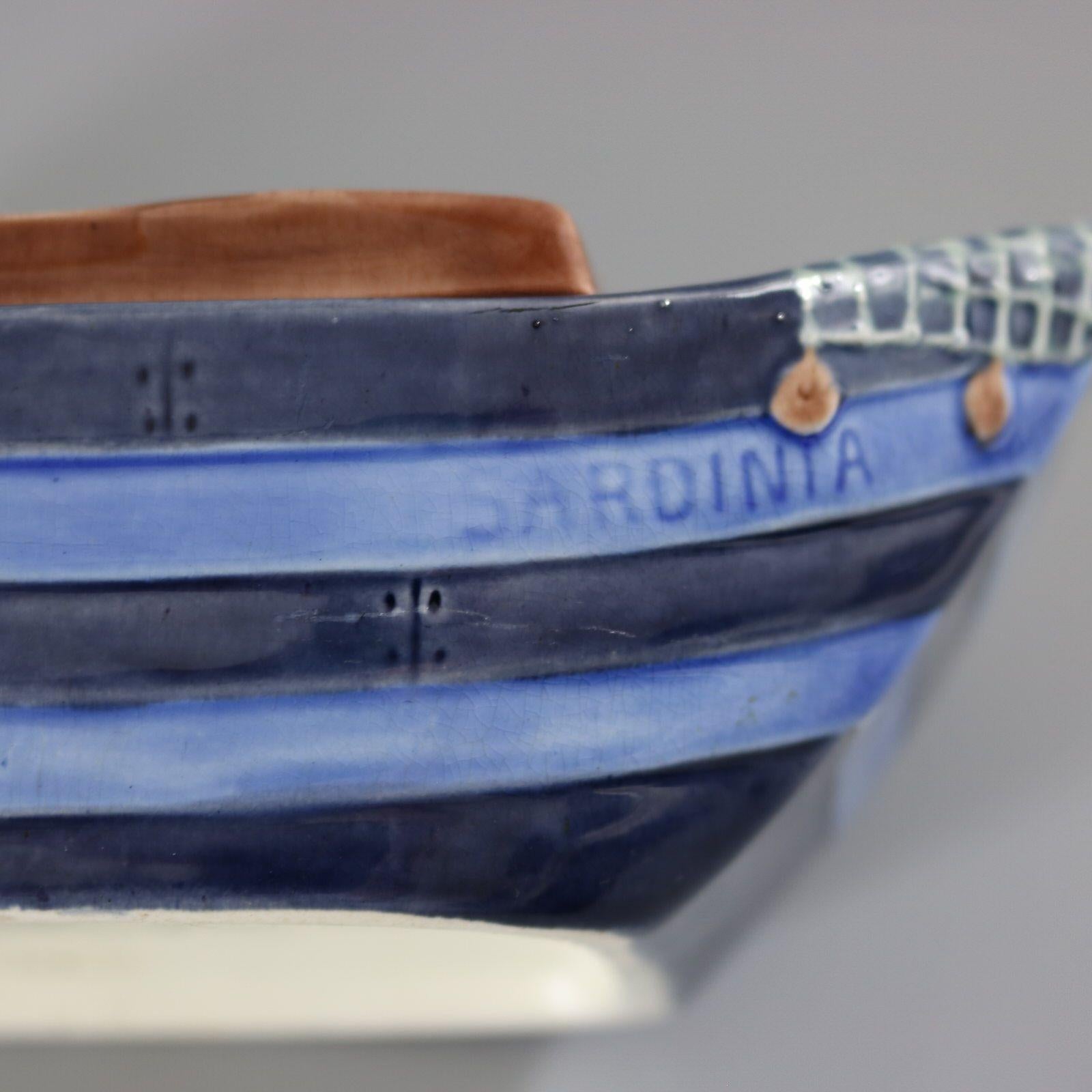 Wedgwood Scatola di sardine in maiolica Sardegna in vendita 4
