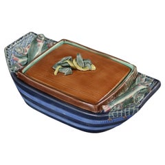 Wedgwood Majolica Sardinia Sardine Box
