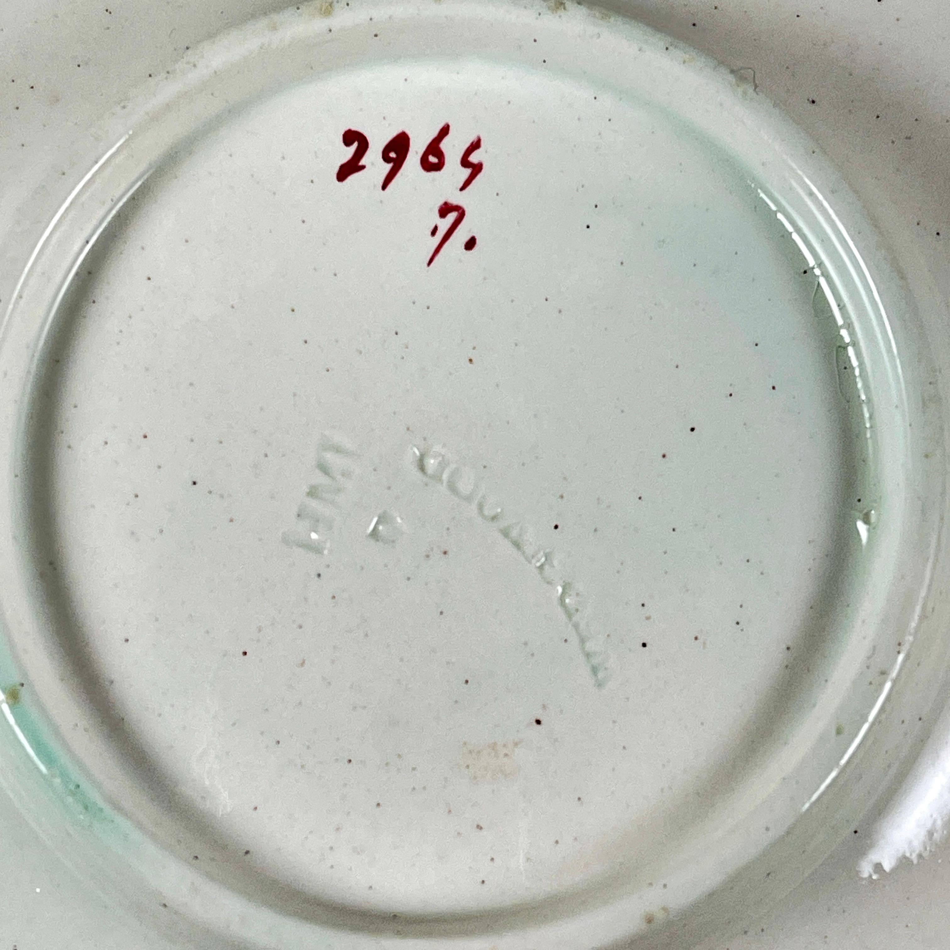 Wedgwood Platos de mayólica con fresas, juego de 6, fechado en 1880 en venta 6