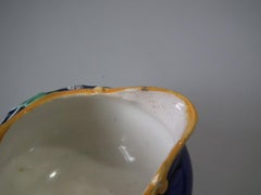Wedgwood Majolica Strawberry Server, Sugar and Creamer