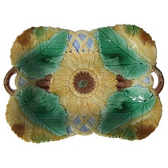 Wedgwood Majolica Sunflower Platter