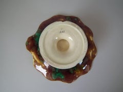 Wedgwood Majolica Vine and Basket Compote