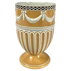 Wedgwood Mochaware Creamware Vase Made England Circa 1810