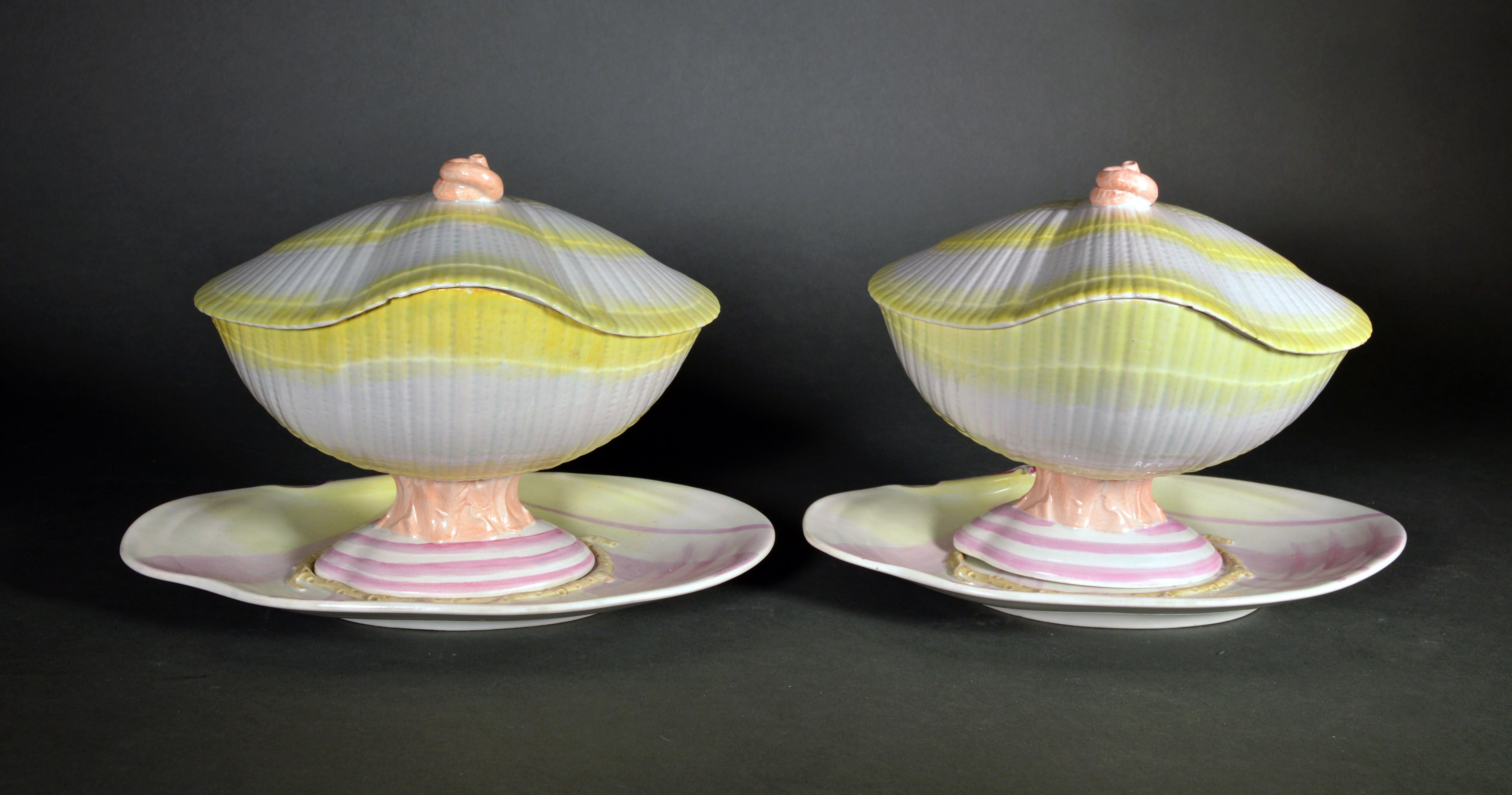 Wedgwood Nautilus Pearlware Seashell Service, Early 19th Century For Sale 2