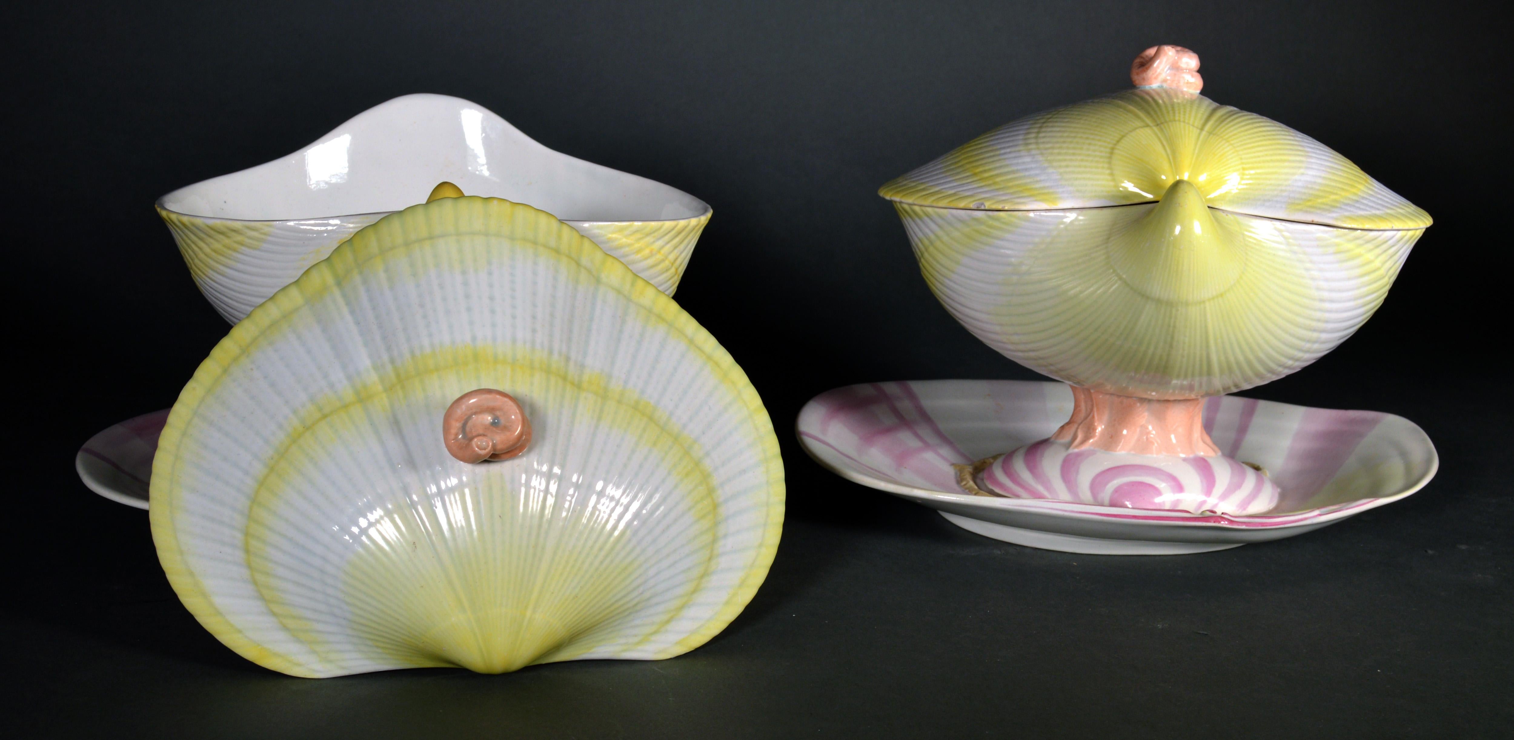 Wedgwood Nautilus Pearlware Seashell Service, Early 19th Century For Sale 3