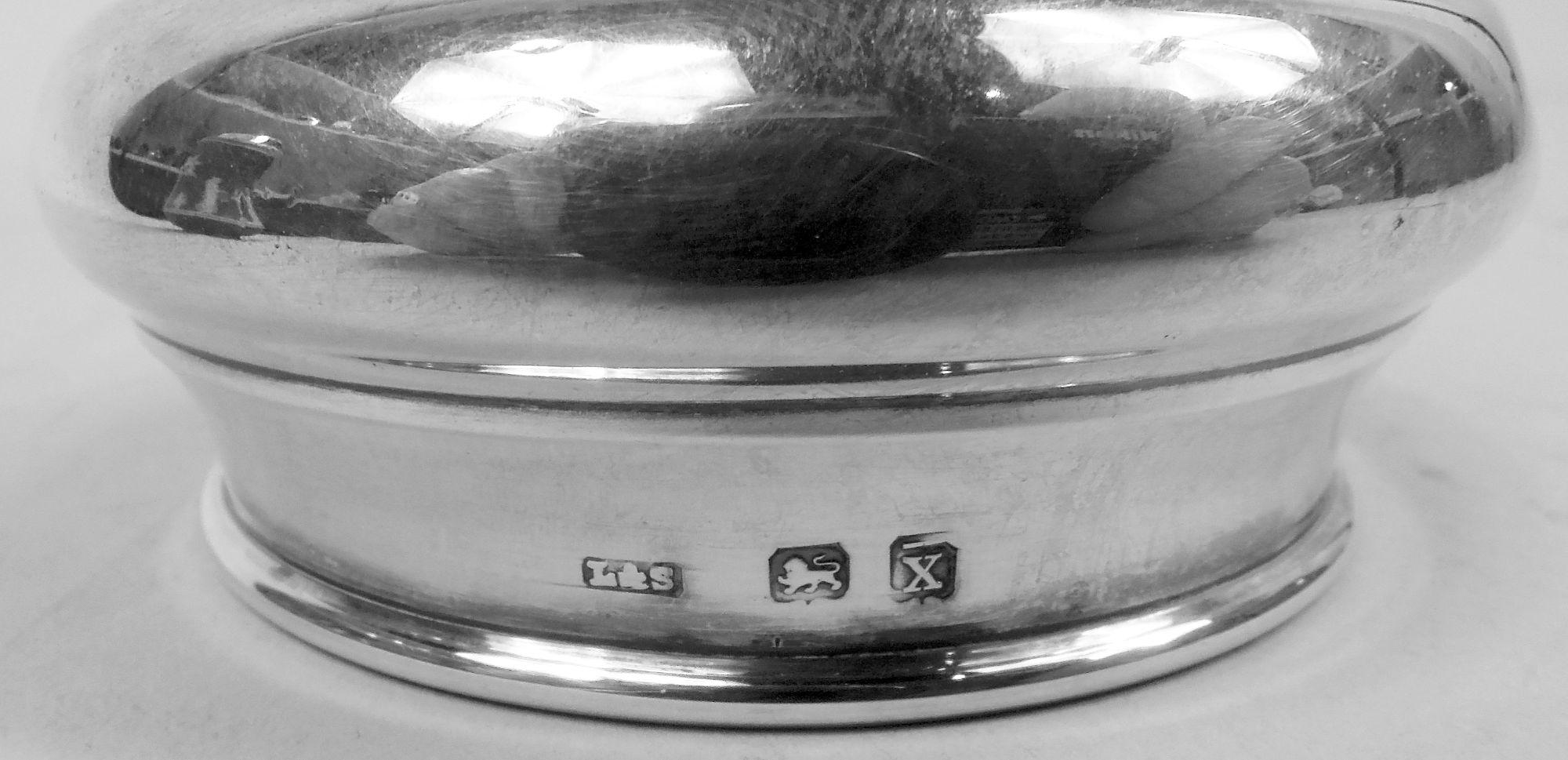 Zuccheriera Neoclassica Wedgwood in argento e diaspro 1922 in vendita 5