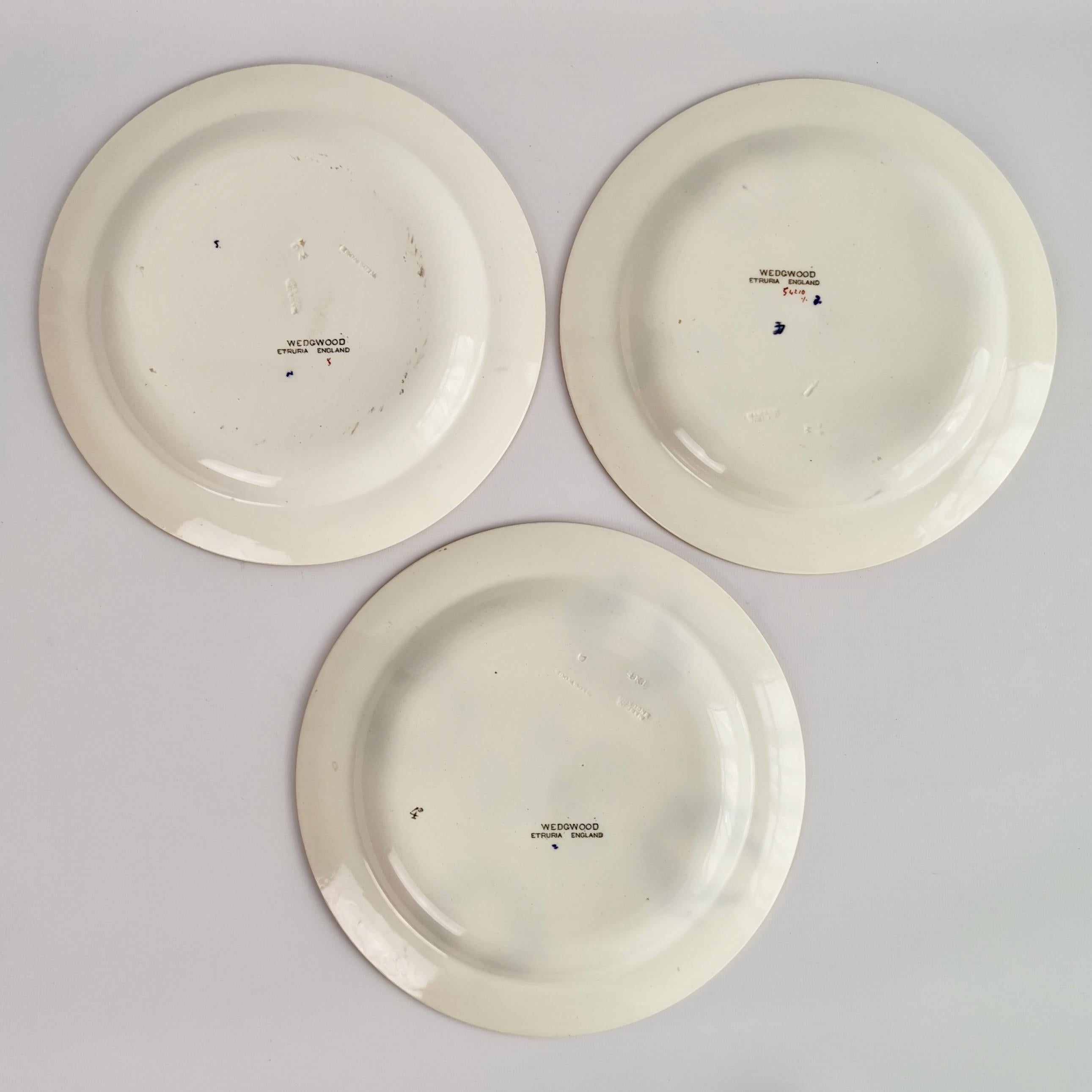 Wedgwood Pearlware Part Dessert Service, Chrysanthemum Pattern, 1810-1895 4