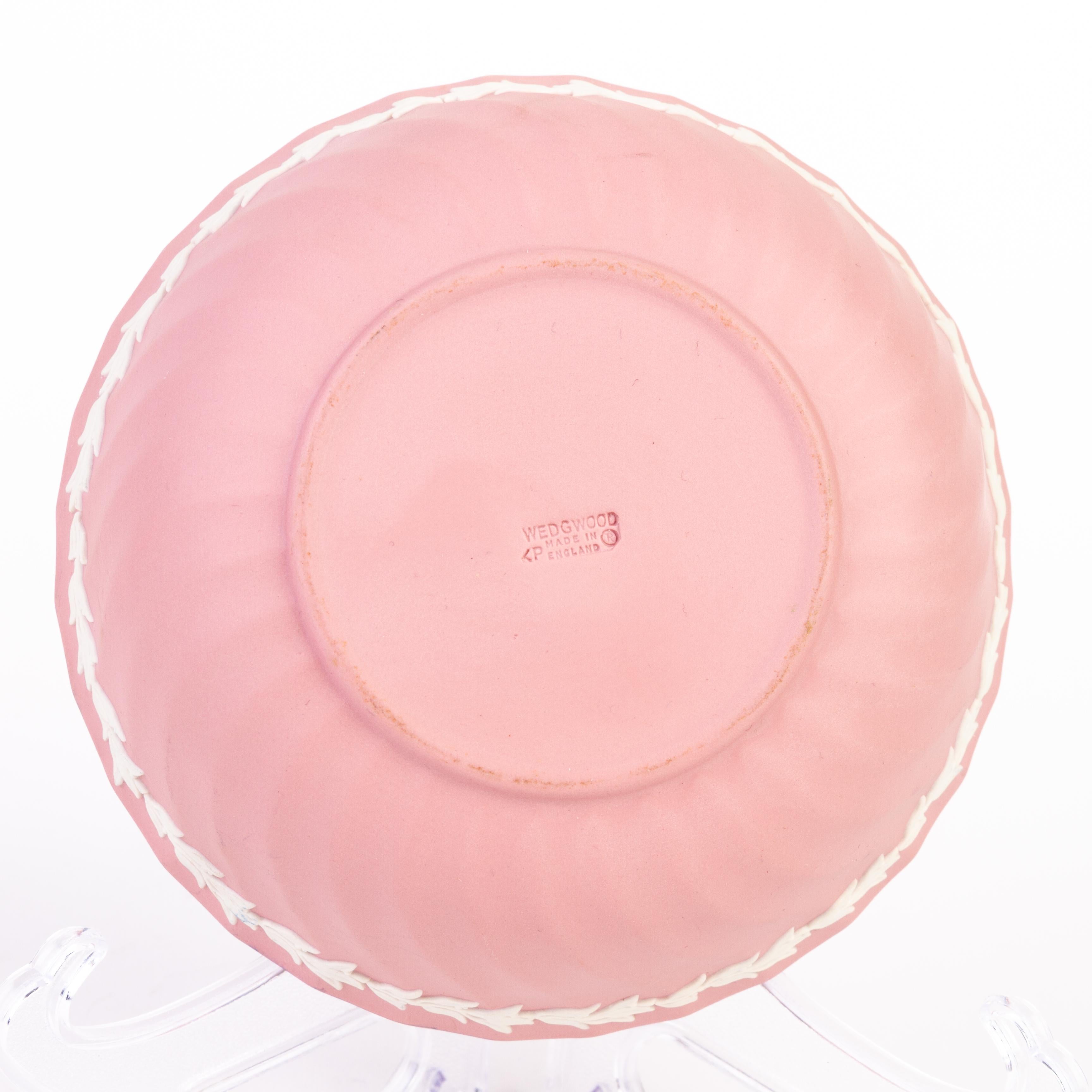 20th Century Wedgwood Pink Jasperware Bowl  For Sale