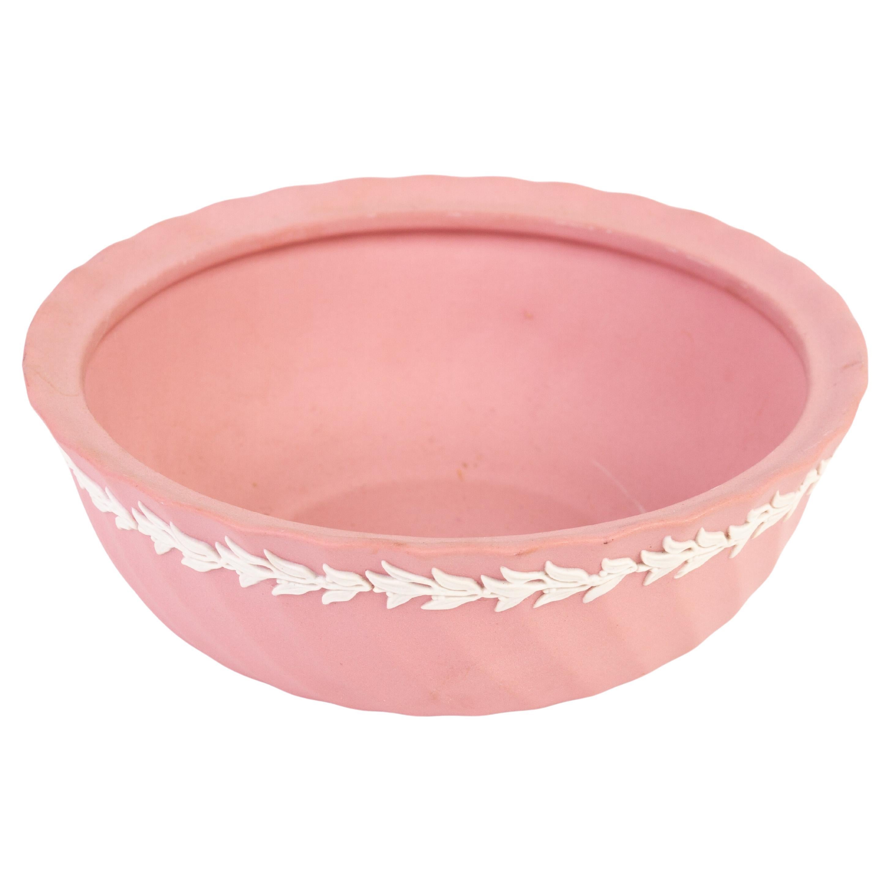 Wedgwood Pink Jasperware Bowl  For Sale