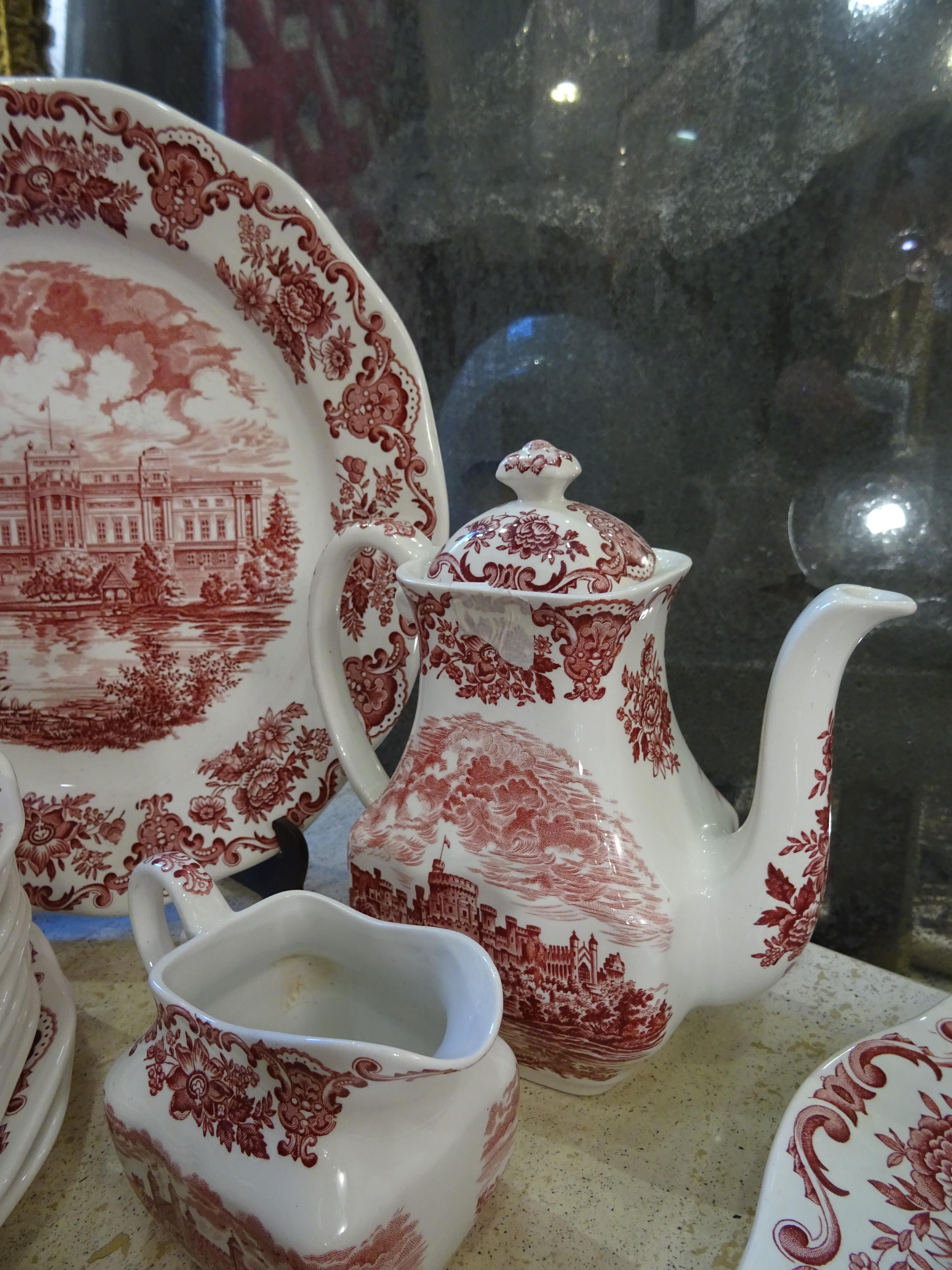 Wedgwood Pink Porcelain Tableware England, Coffee Set 4