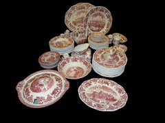 Wedgwood Pink Porcelain Tableware England, Coffee Set