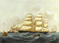 Wedgwood Porcelain Plaques of Ships, the Clipper Ship, Great Republic & Clipper