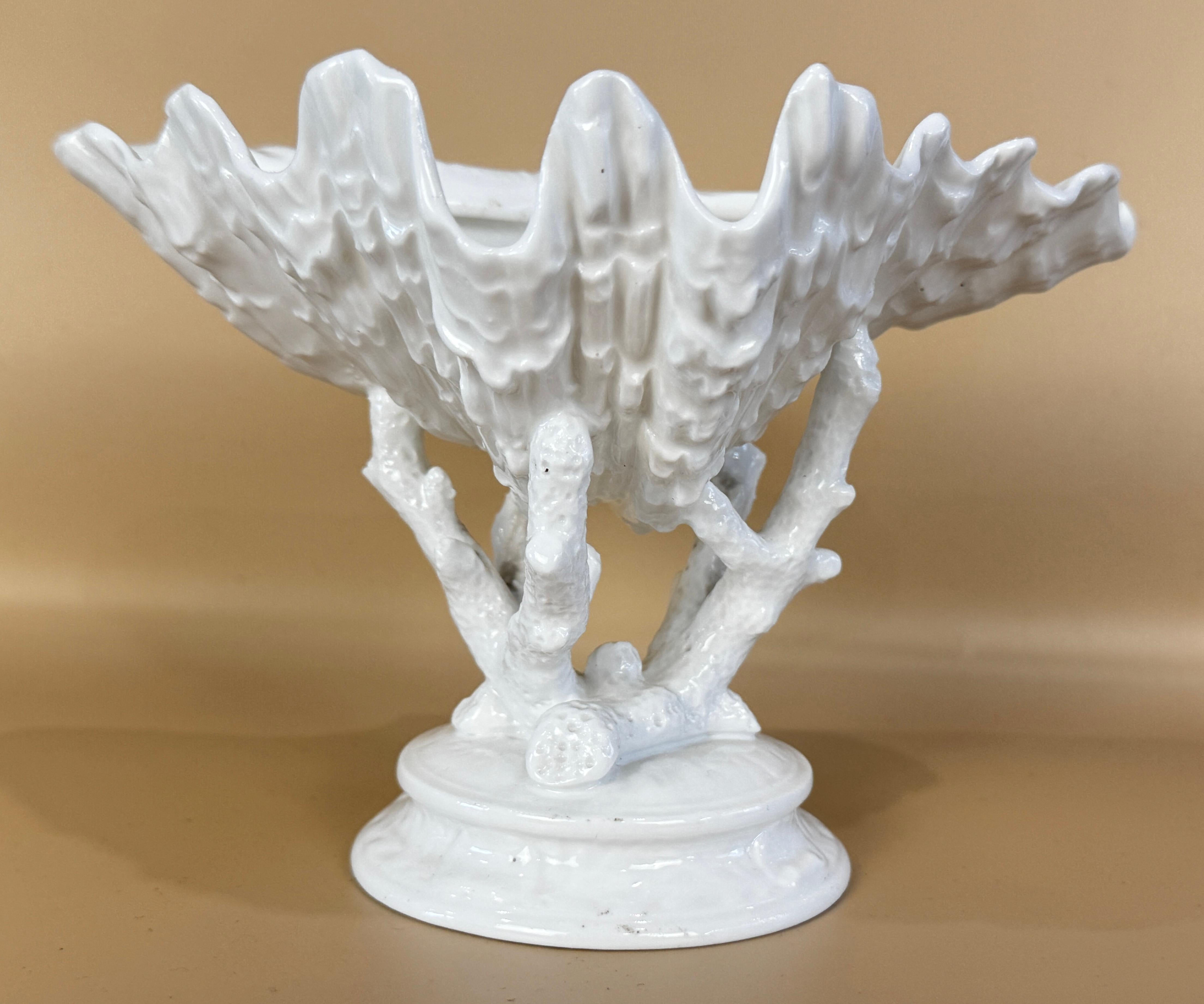 Wedgwood Porcelain Shell & Coral Decorative Bowl or Table Sculpture For Sale 1