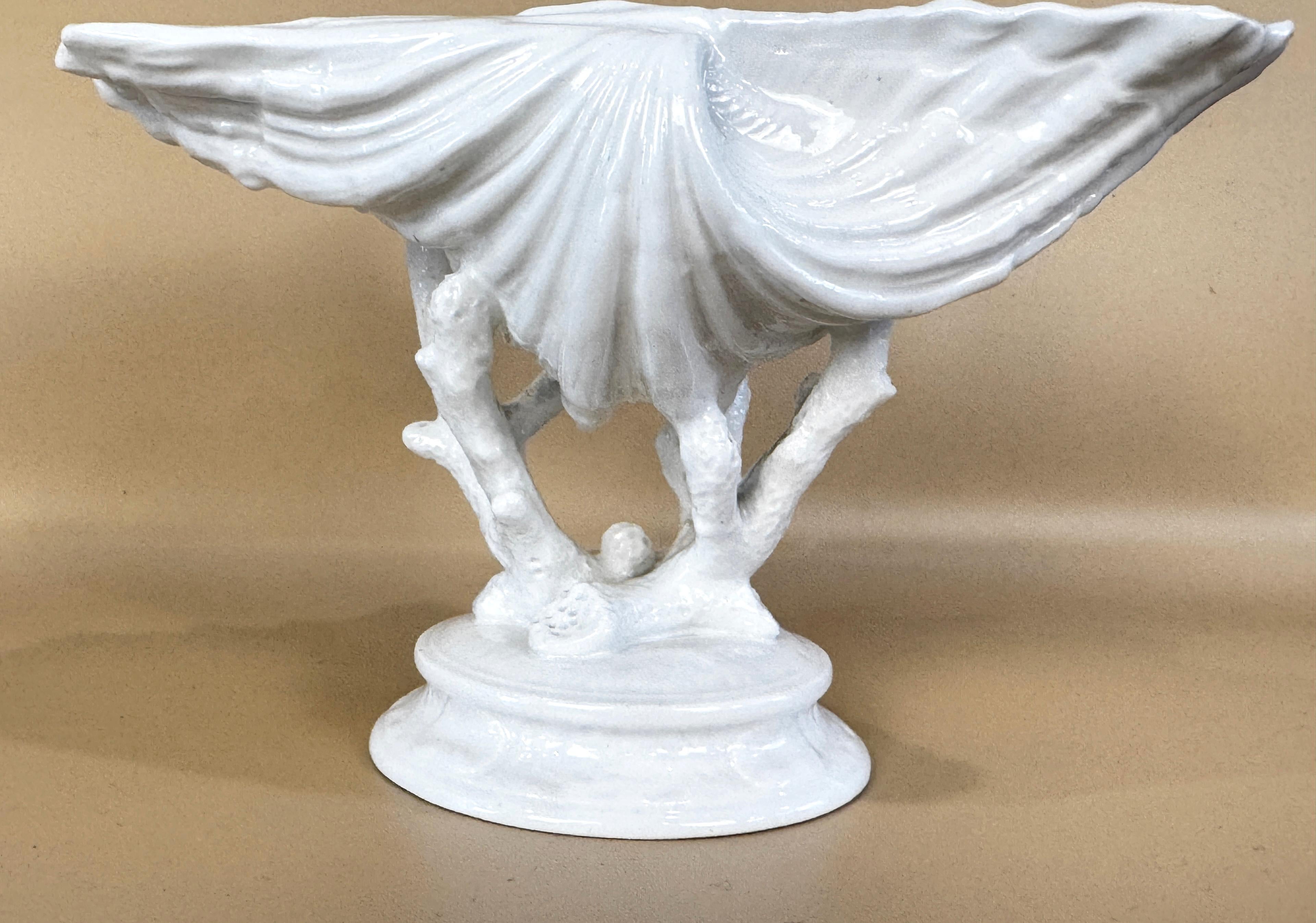 Wedgwood Porcelain Shell & Coral Decorative Bowl or Table Sculpture For Sale 3