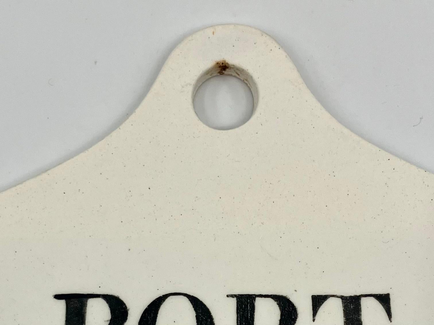 Wedgwood Etiqueta de Bodega de Vino de Oporto siglo XIX en venta