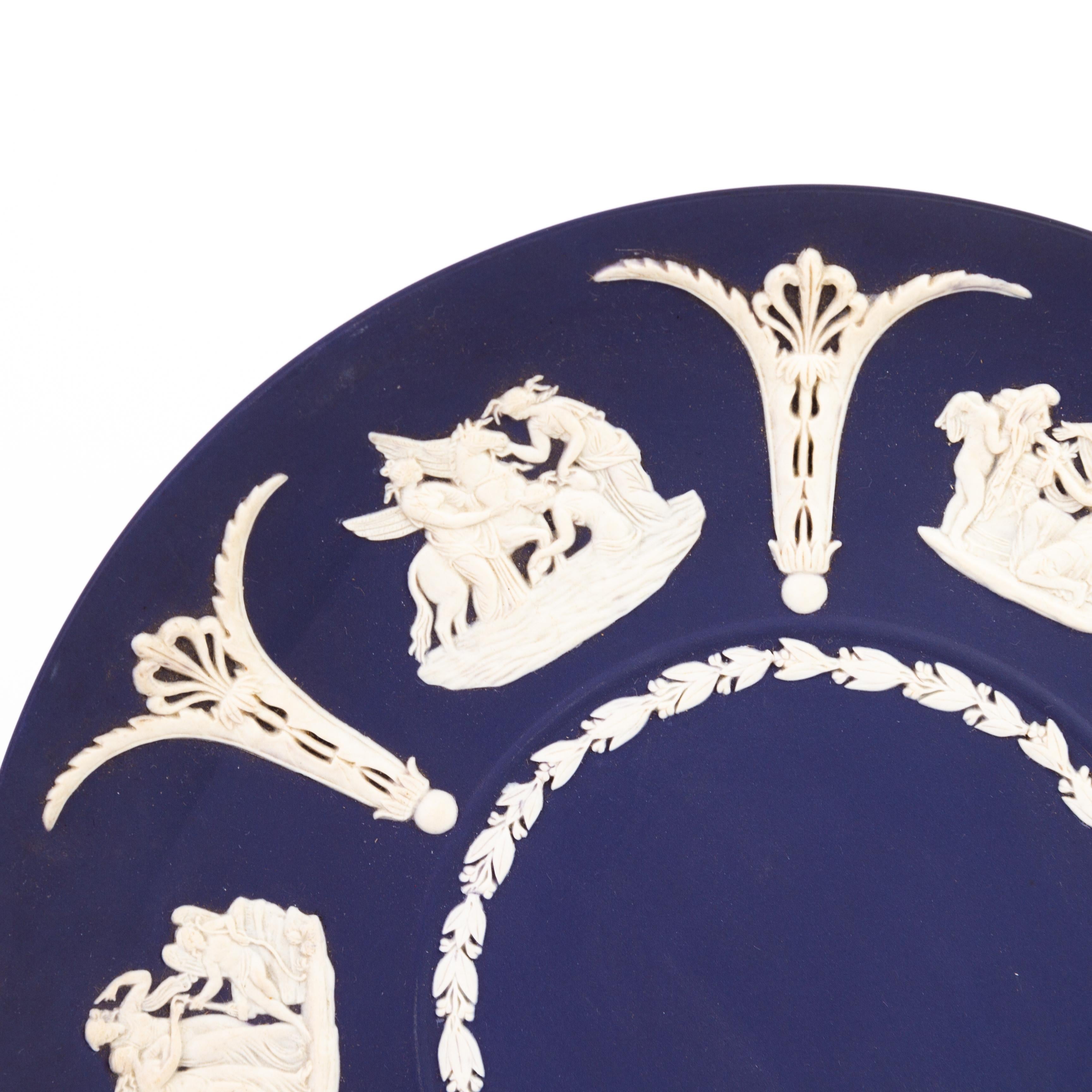 From a private collection.
Free international shipping
Wedgwood Portland Blue Jasperware Neoclassical Plate