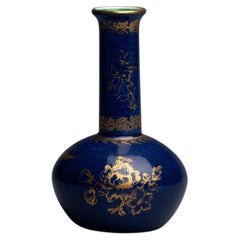Wedgwood Powder Blue Chinoiserie Miniature Vase
