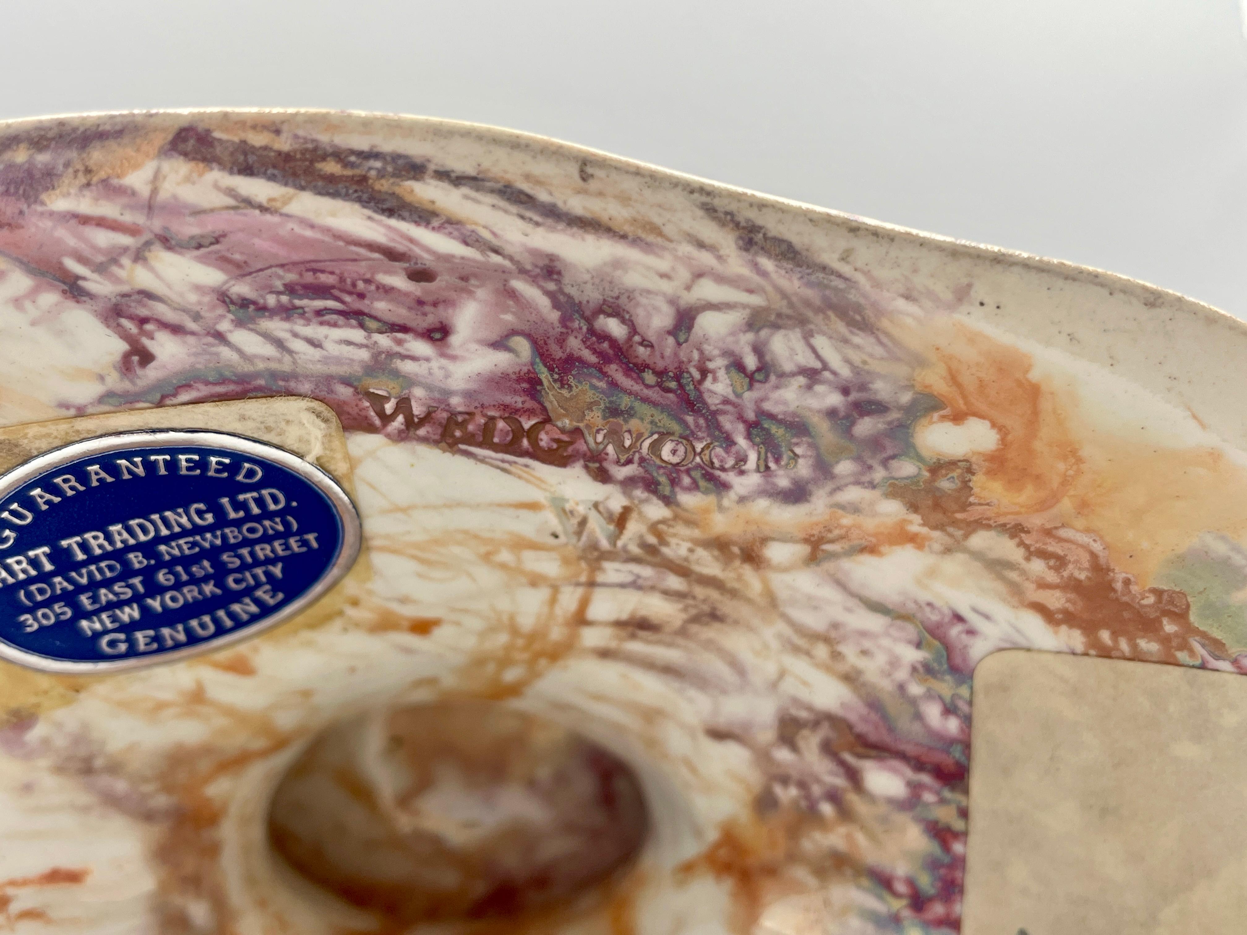 Centrotavola a forma di conchiglia nautilus di Wedgwood Queensware 'Moonlight Lustre' in vendita 2