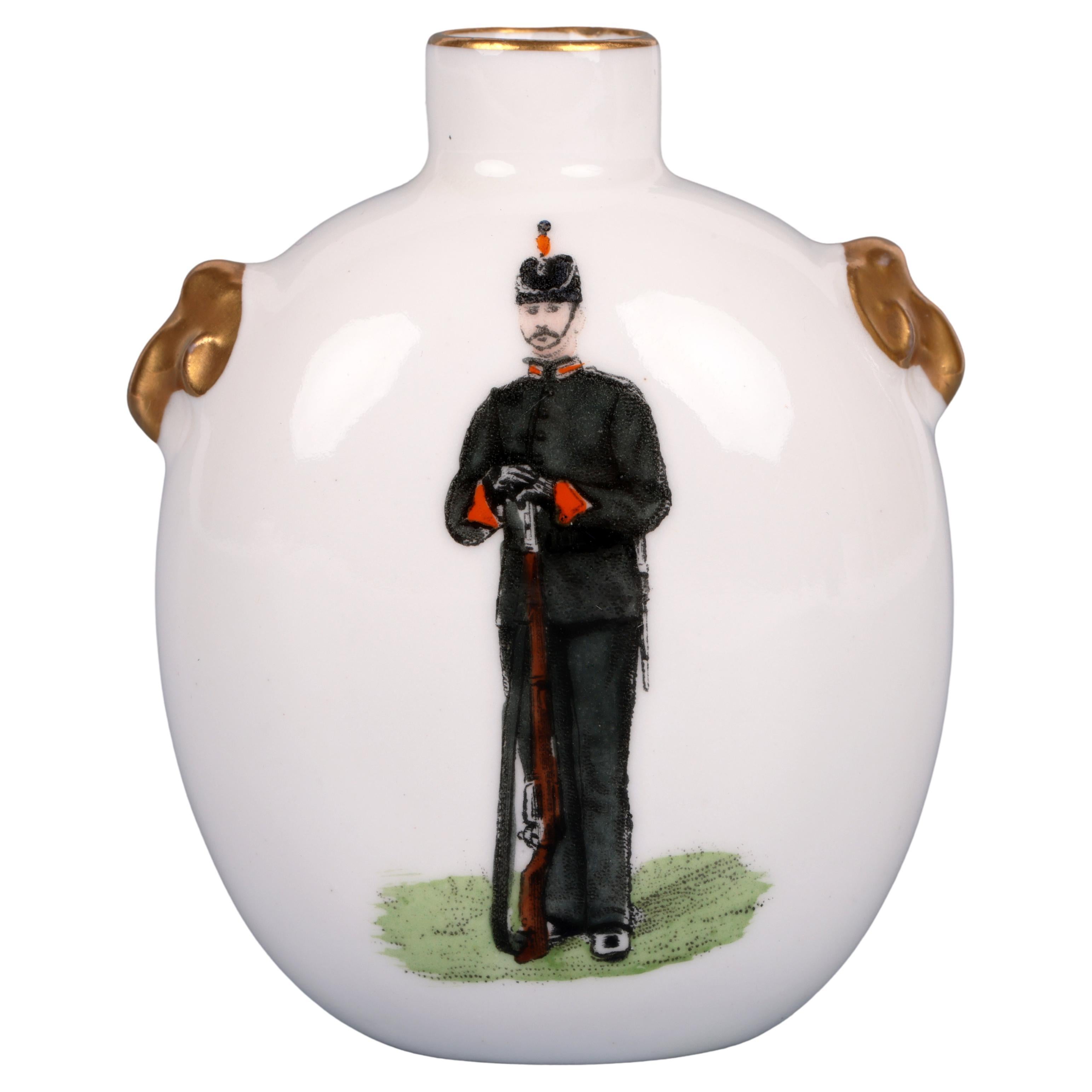 Wedgwood Rare Miniature Porcelain Boer War Military Vase